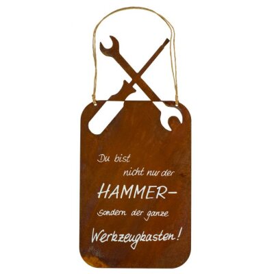 Spruchtafel "Hammer"