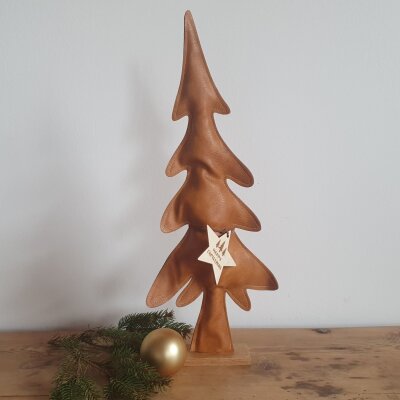 Weihnachtsbaum aus Kunstleder - 47 cm