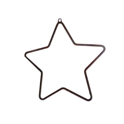 Stern H 35 cm zum Hängen - Edelrost